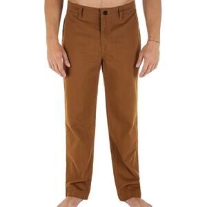 Hurley Pants Chinos Men's Cruiser Pleasure Point Pants Ale Brown Size 36 Waist